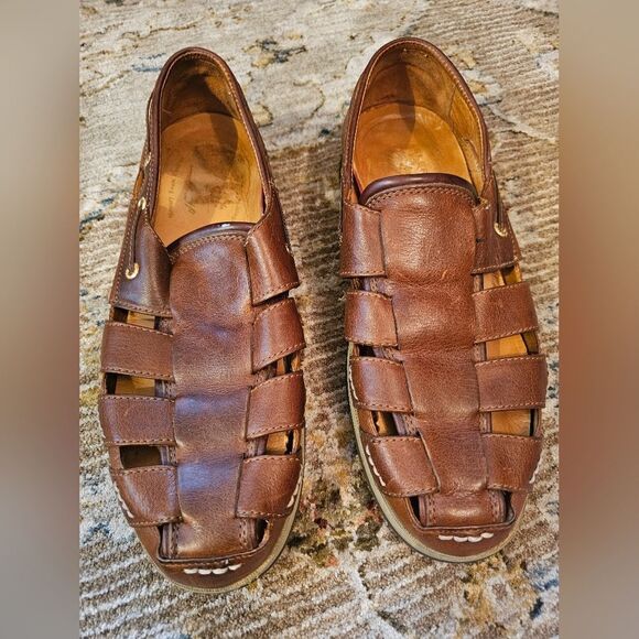 Sperry top sider gold cup, sz 12 sandals,  great condition - Picture 1 of 7